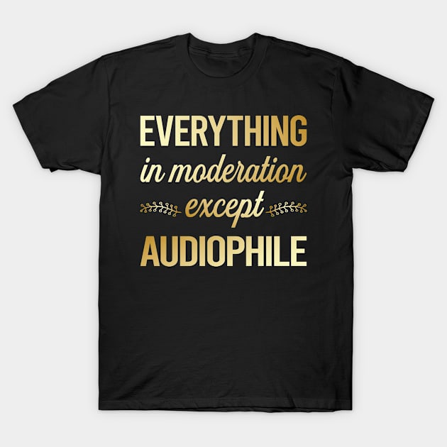 Funny Moderation Audiophile T-Shirt by lainetexterbxe49